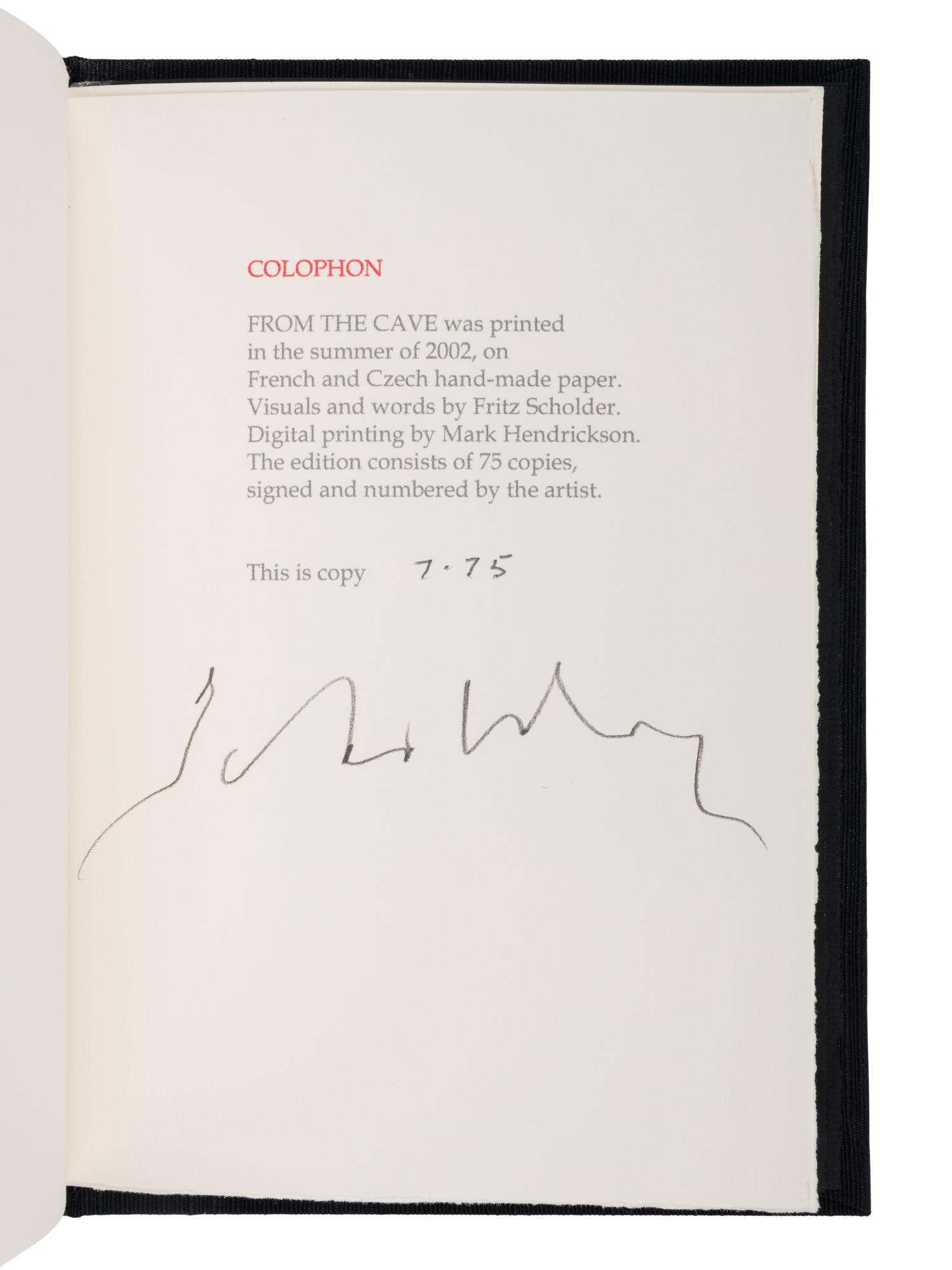 SCHOLDER, Fritz (Luiseño, 1937-2005) A Collection of Books, Poetry and Cards