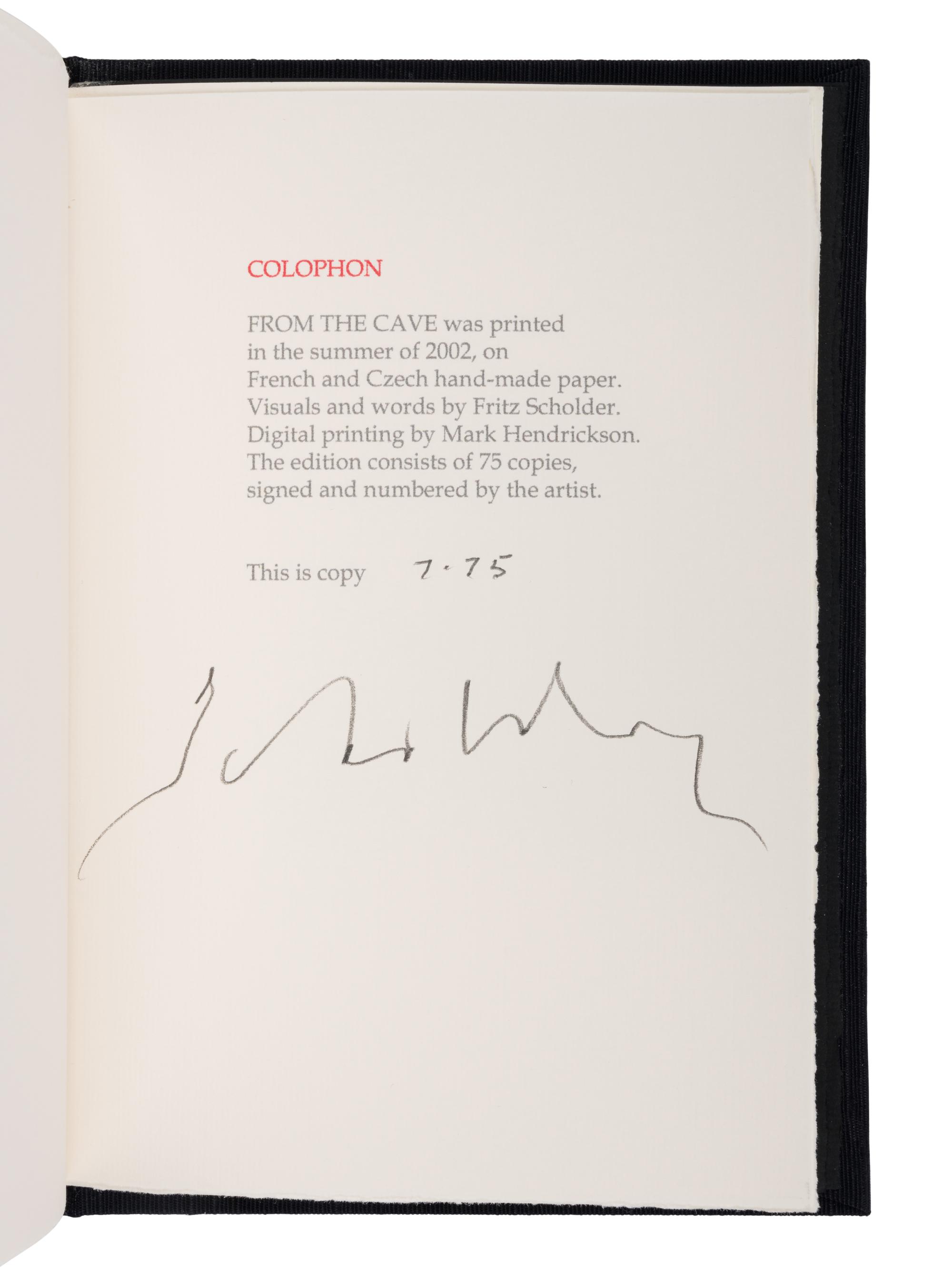 SCHOLDER, Fritz (Luiseño, 1937-2005) A Collection of Books, Poetry and Cards