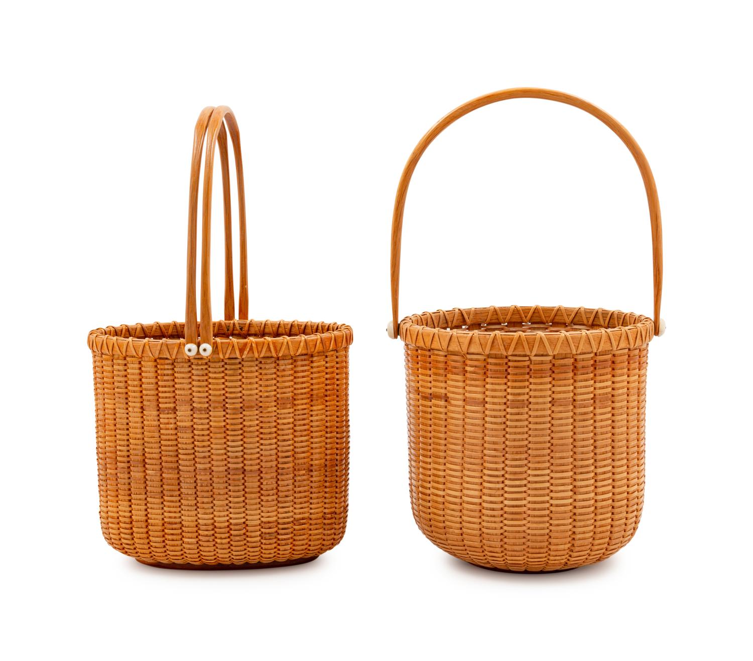 Two Nantucket Baskets by Paul Willer