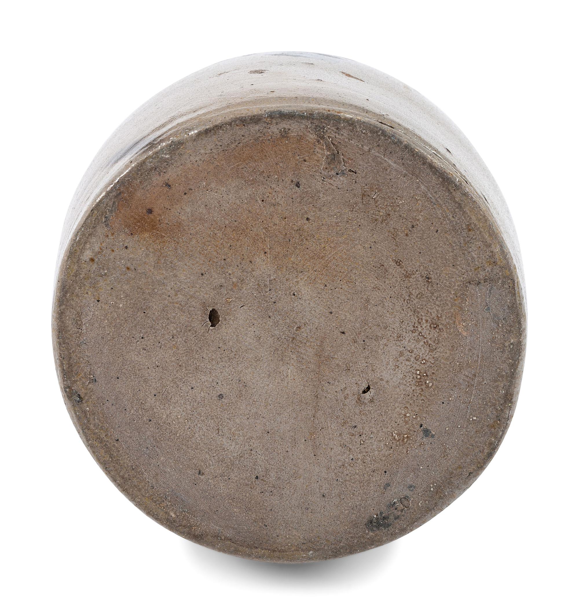 A Cobalt Decorated Stoneware Pitcher