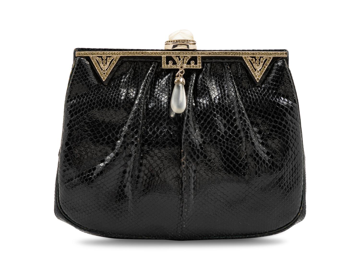 Judith Leiber Skin Clutch, 1980s