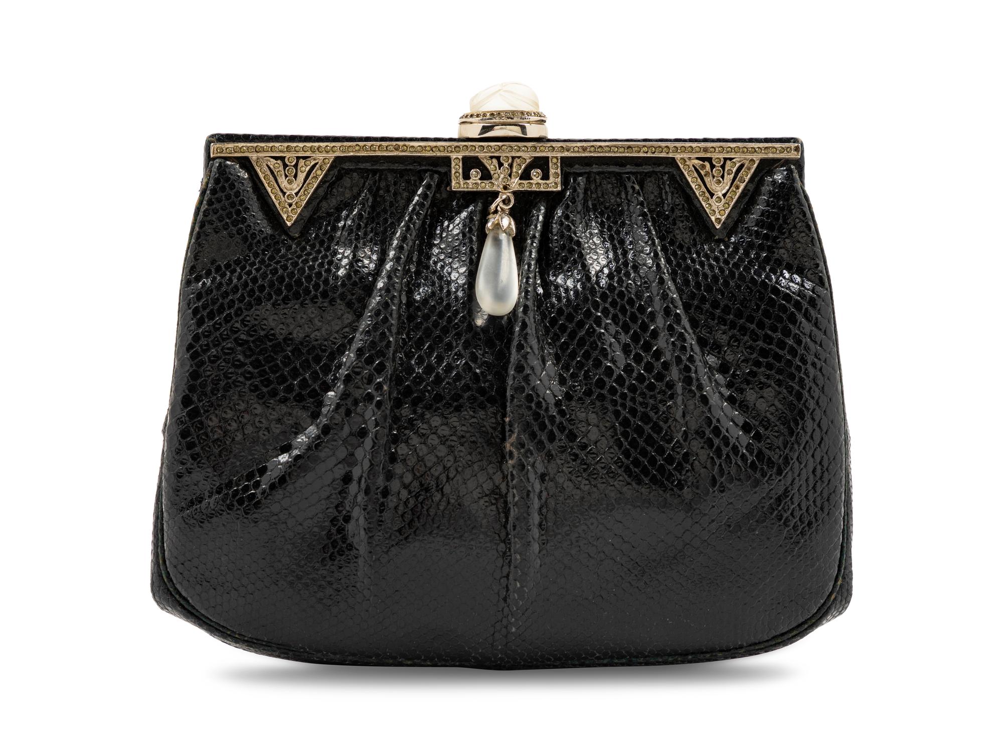 Judith Leiber Skin Clutch, 1980s