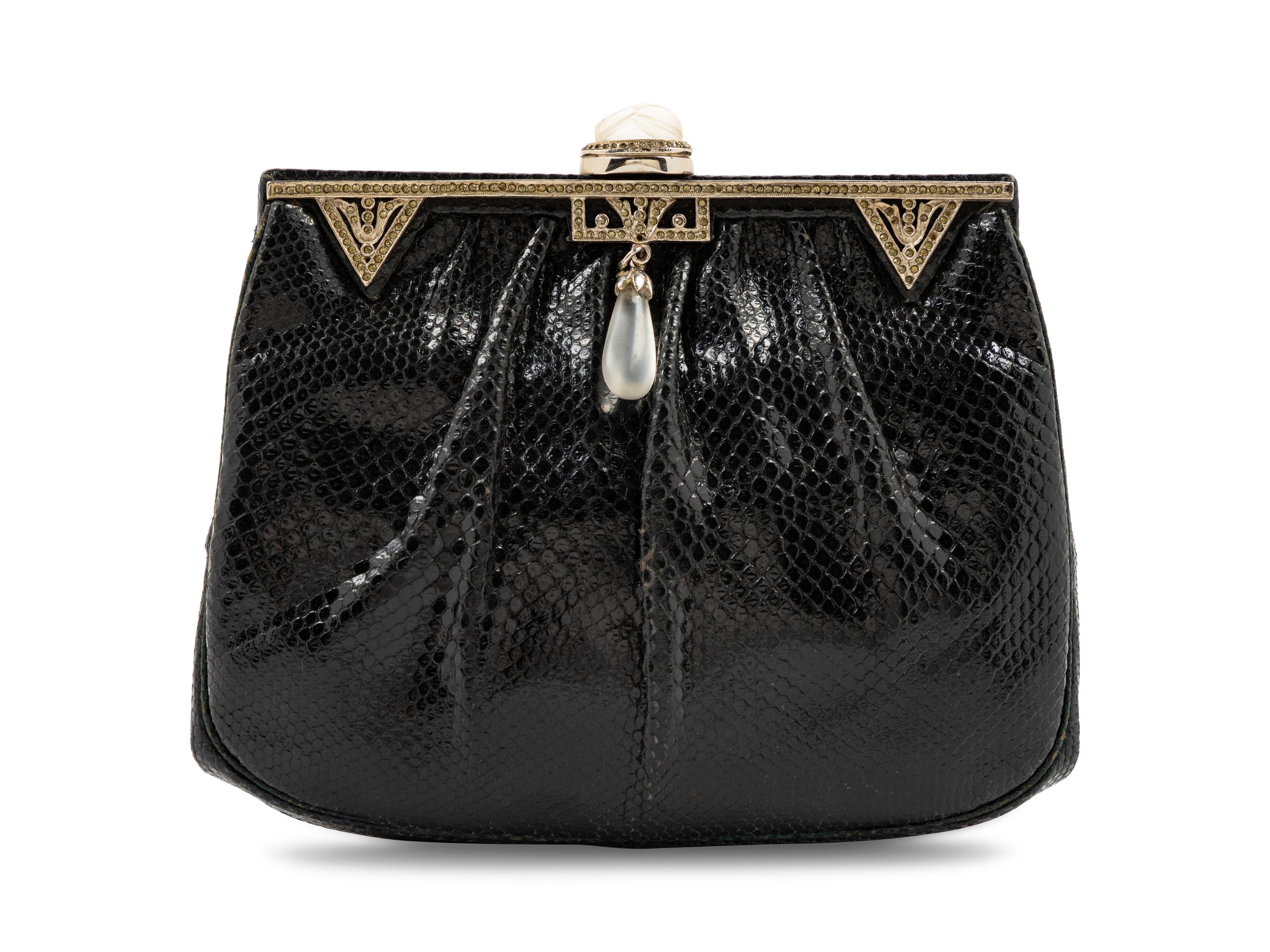 Judith Leiber Skin Clutch, 1980s