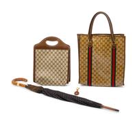 Gucci Totes, Umbrella and Key Chain, 1970s-1980s