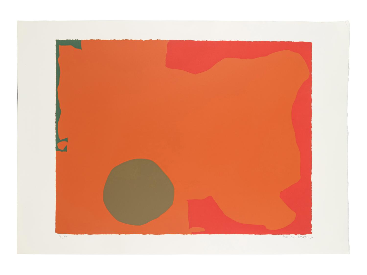 Umber Disc and Red Edge , 1970