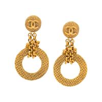 Chanel, Hoop Dangle Ear Clips