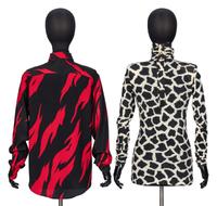 Saint Laurent & Chanel, Two Print Tops
