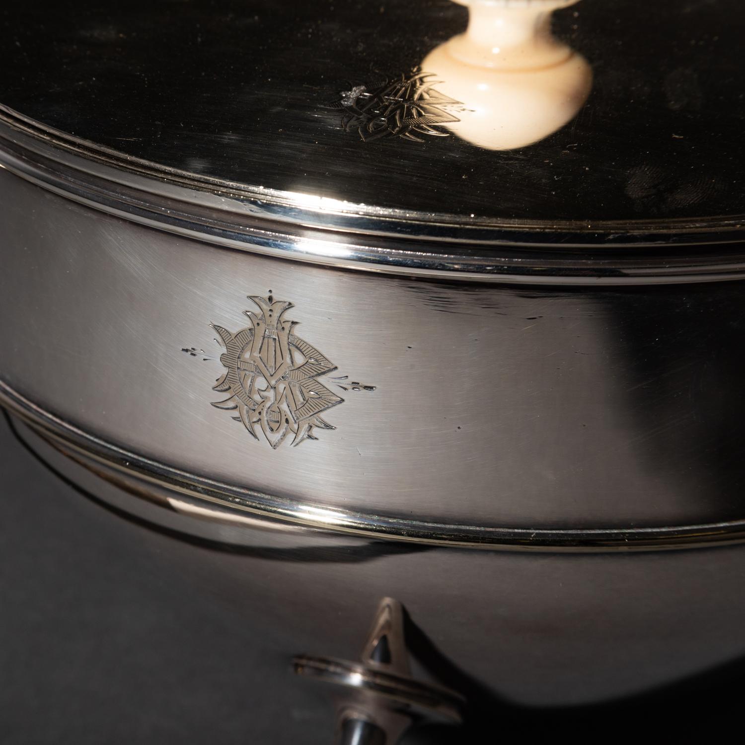 Silver-Plate Chafing Dish Hukin & Heath, England