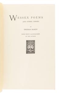 HARDY, Thomas (1840-1928). Wessex Poems and Other Verses. London and New York: Harper& Brothers, 1898.