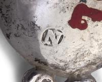 A Small Continental Silver Spoon With Eagle Terminal