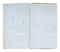 [MARITIME]. Log of the Barques Wavelet , Looling , and J.H. Wills documenting journeys in East Asia, ca 1862-1865. [ With: ] Notebook containing sea shanties and sketches of ships, ca 1862-63.