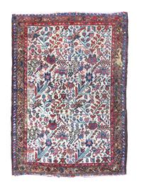 A Northwest Persian Wool Rug 4 feet 9 inches x 3 feet 6 inches.