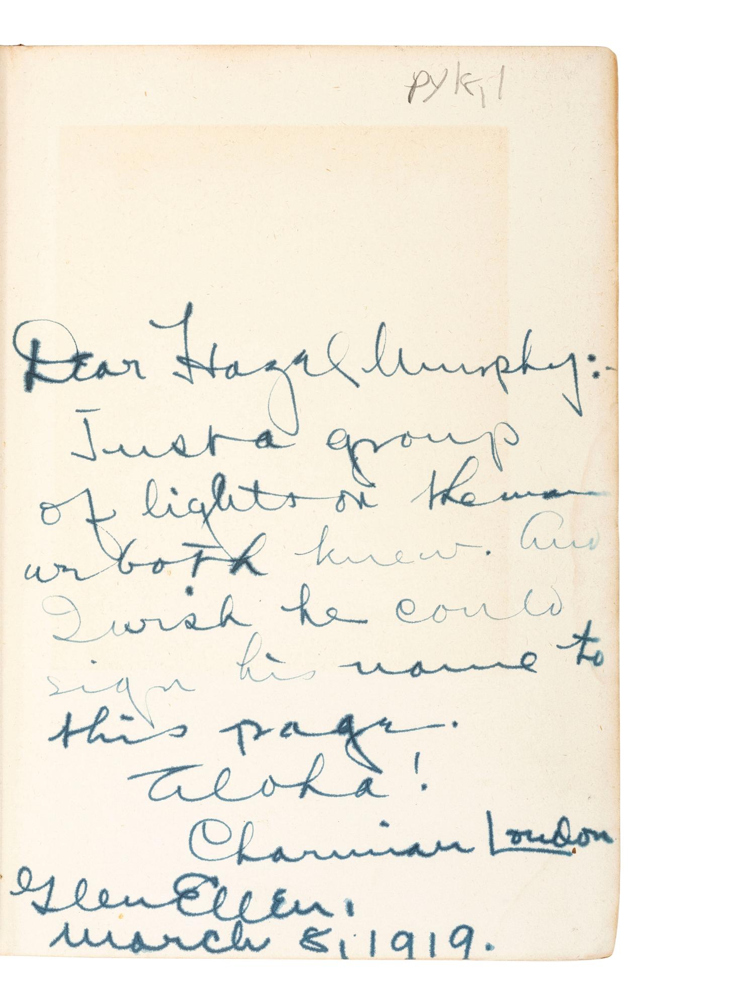 America in Literature & the Arts LONDON, Jack (1876-1916). The Human Drift . New York: The Macmillan Company, 1917.