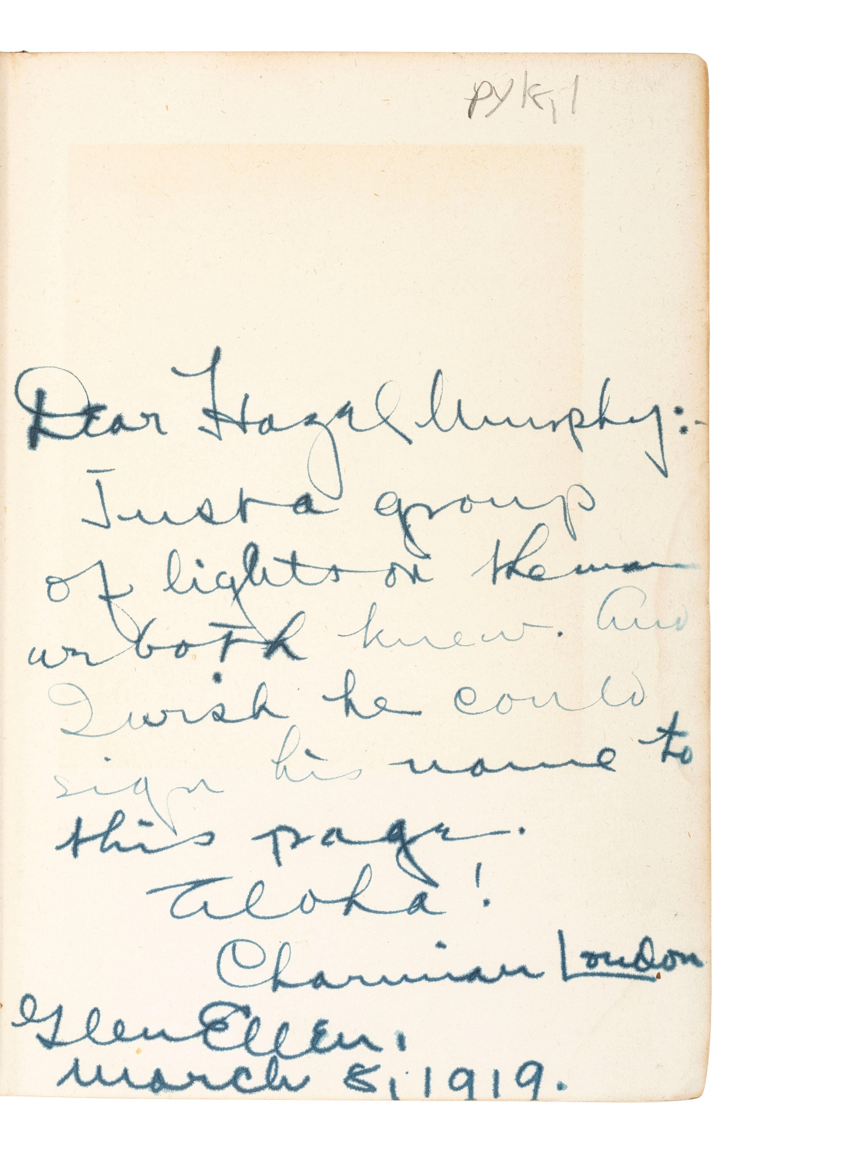 America in Literature & the Arts LONDON, Jack (1876-1916). The Human Drift . New York: The Macmillan Company, 1917.
