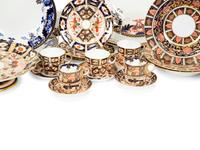 An Assembled Royal Crown Derby Porcelain Dinner Service