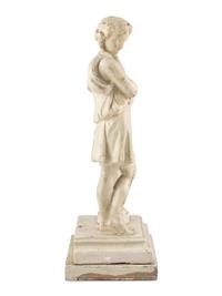A Painted Plaster Figure of Pan