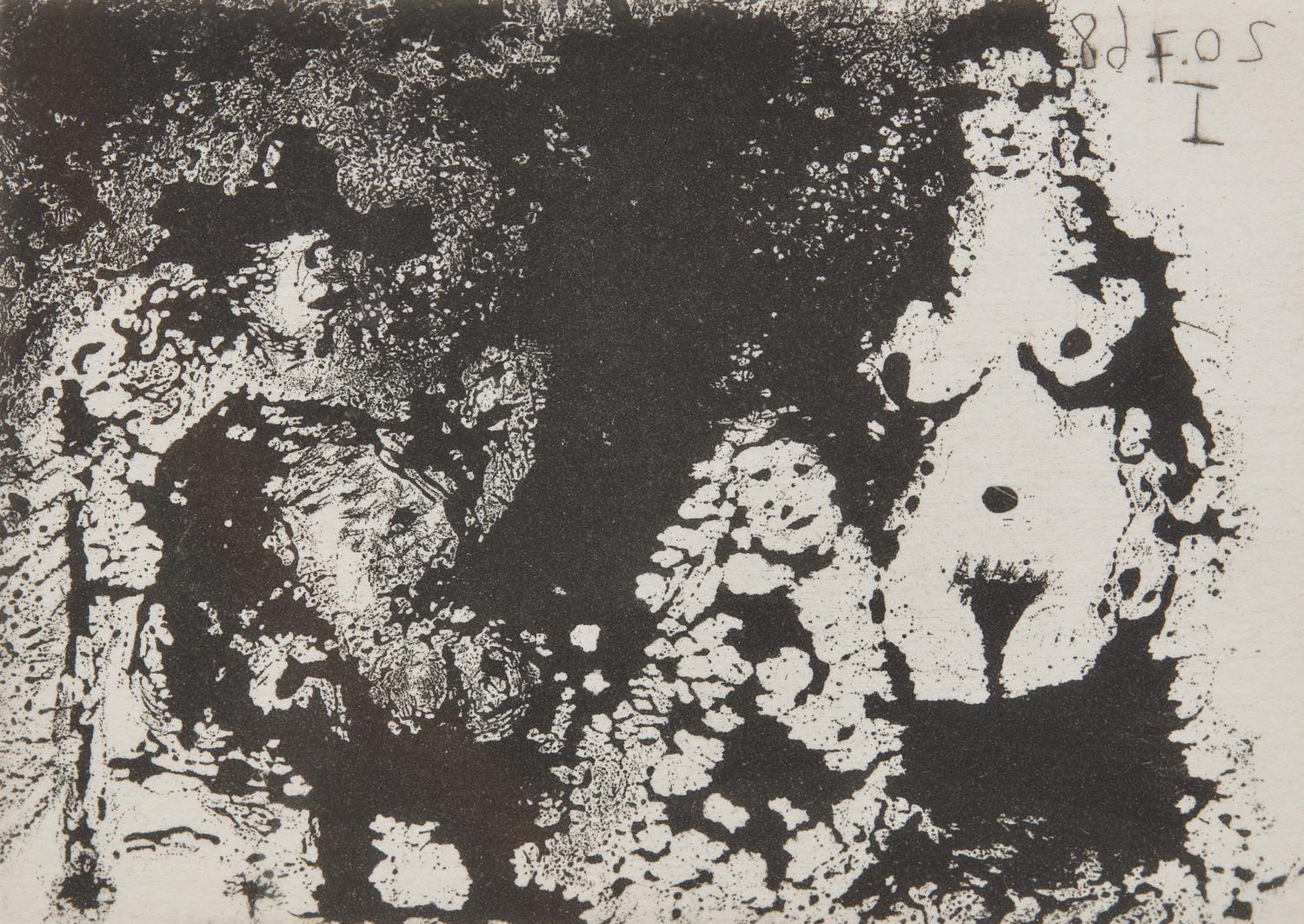 Homme à la pipe assis, Maja et Célestine (from Série 347 ), 1968
