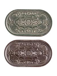 [EARLY PHOTOGRAPHY - UNION CASES]. Two "double oreo" cases containing portraits of men and women, including: