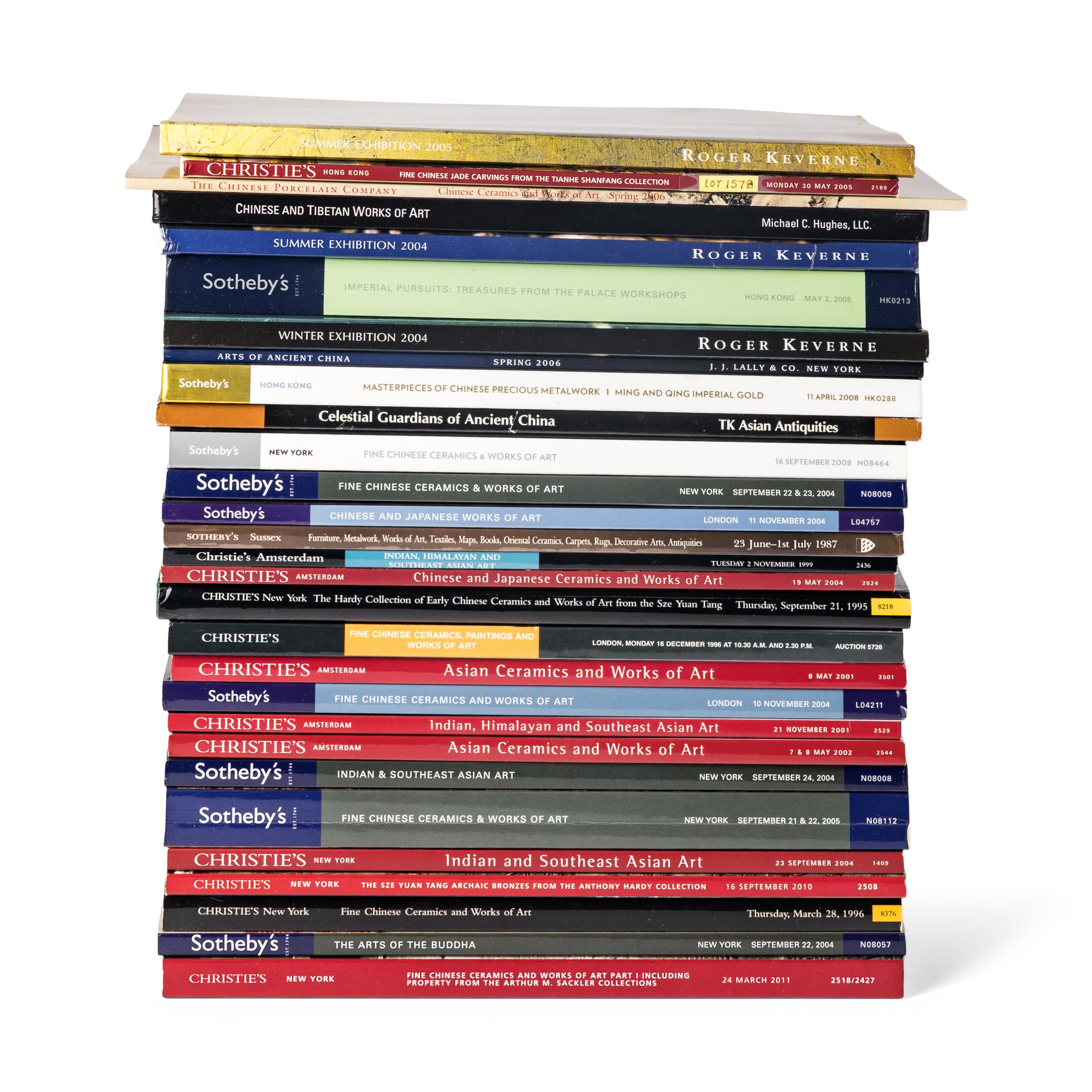 A Collection of Chinese Works of Art Dealers and Auction Catalogues — 中國藝術拍賣圖錄一組