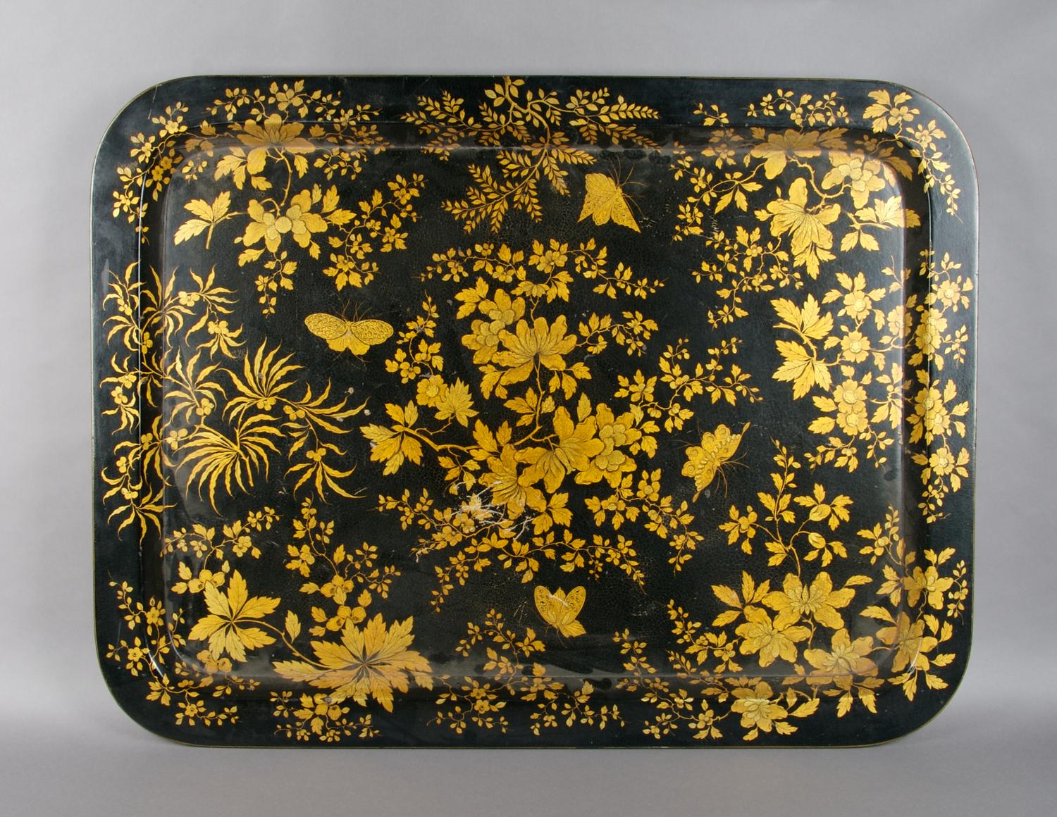 A Black Lacquer Tray