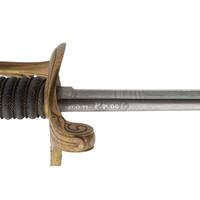 Model 1850 Foot Officers Sword Inscribed to Lt. James Reeves 24th NJ - Wounded at Fredericksburg & Chancellorsville with CDV