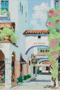 Palm Beach Scenes (Three Paintings)