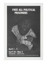 [AFRICAN AMERICANA - CIVIL RIGHTS]. Free All Political Prisoners . Washington, DC: People's Coalition for Peace and Justice, [1971].