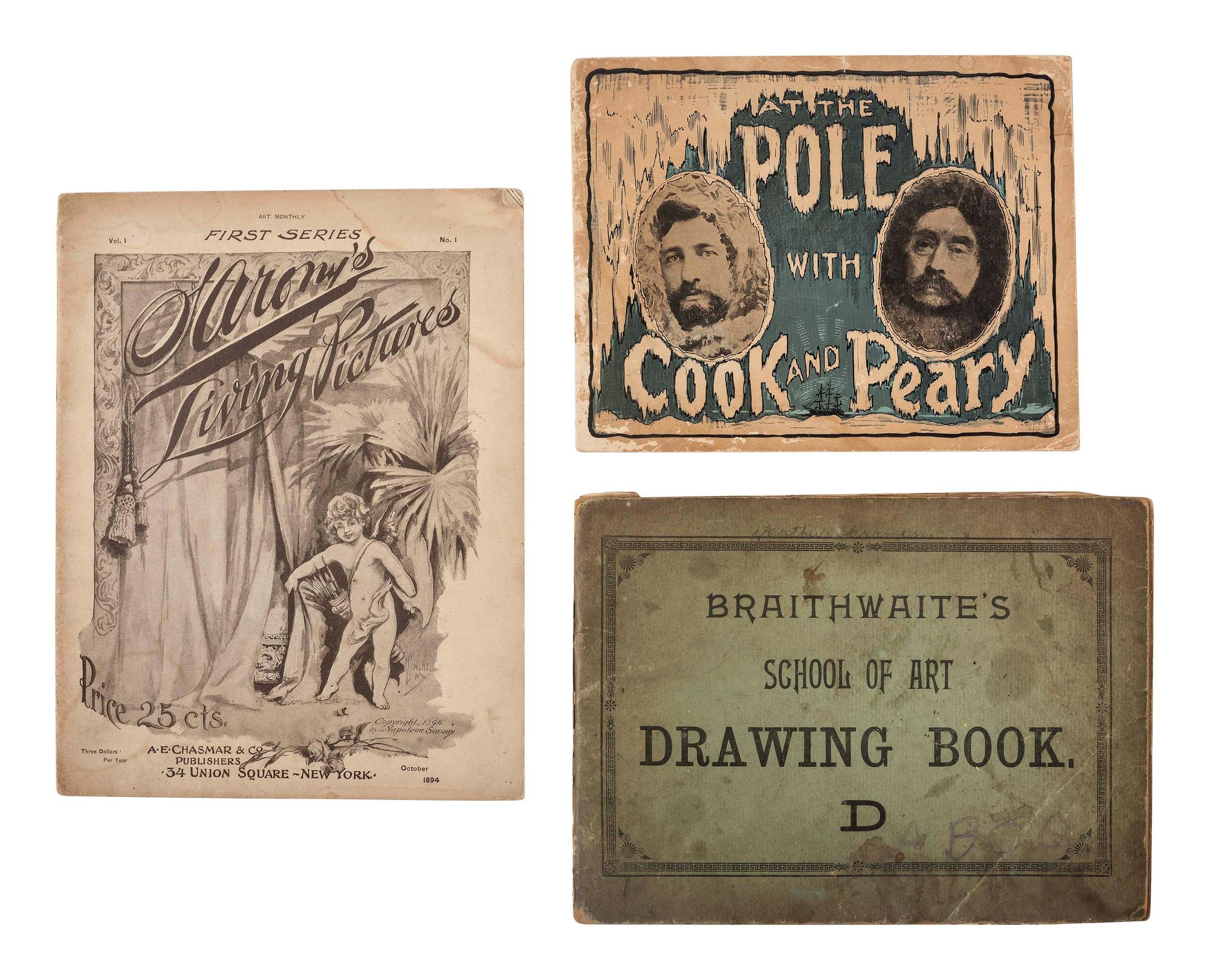 Autographed ephemera from directors, newsmen, Hollywood icons, and other ephemera including John Fitzgerald (1917-1963) Topps collector cards, 1964.