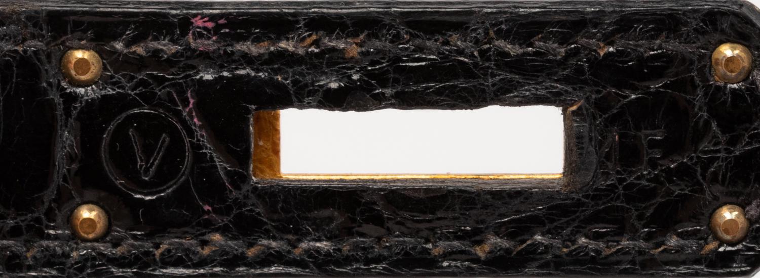 Hermès Kelly 32 Shiny Black Alligator, 1992
