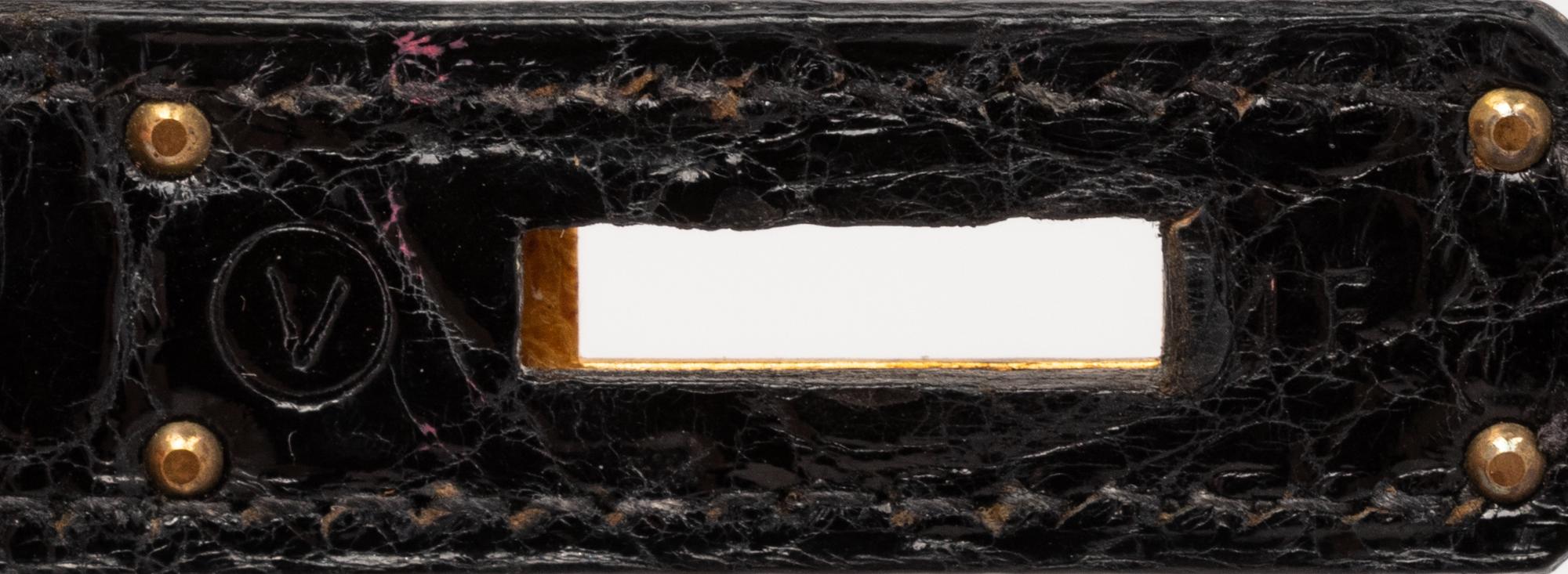 Hermès Kelly 32 Shiny Black Alligator, 1992