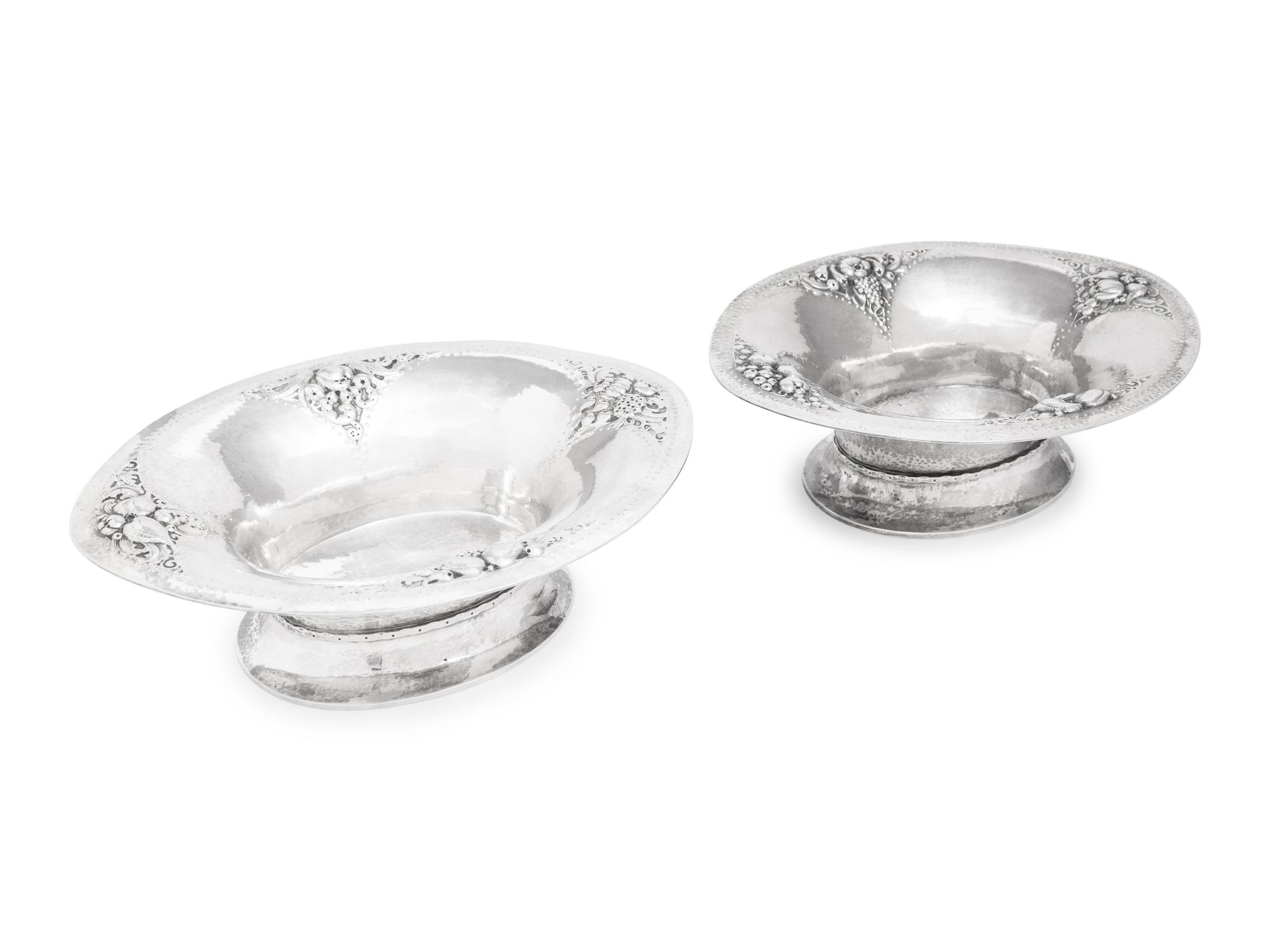 A Pair of Norwegian Silver Bowls