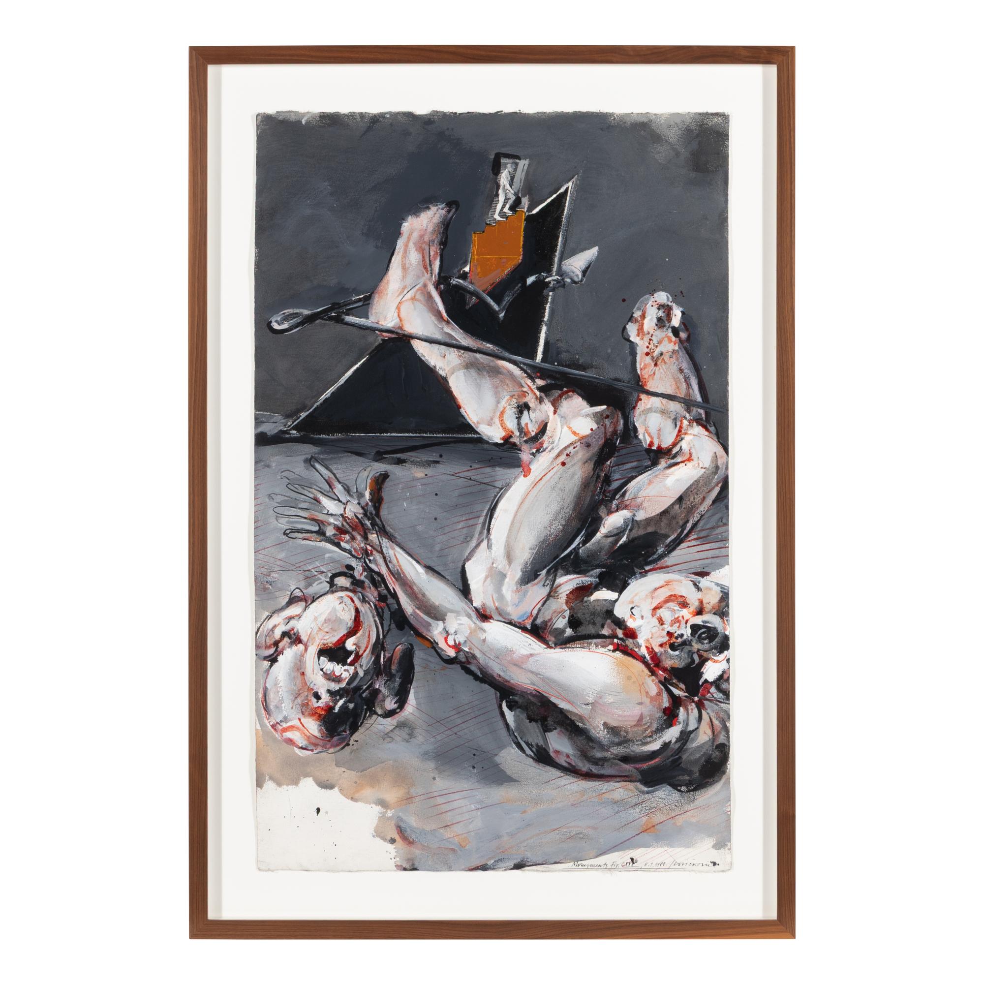 Vladimir Veličković (Serbian, 1935–2019) — Monuments, Fig. CXXX, 1989