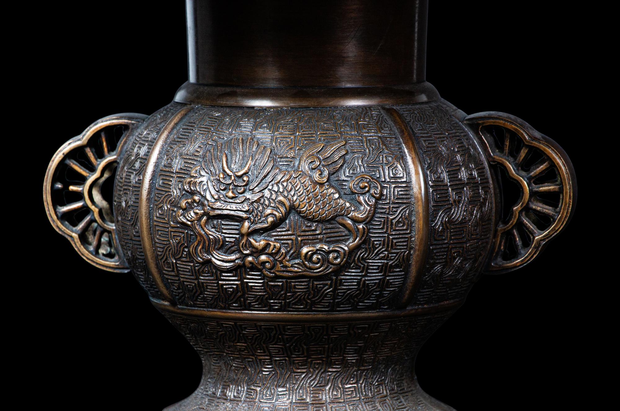 Three Japanese Bronze Articles