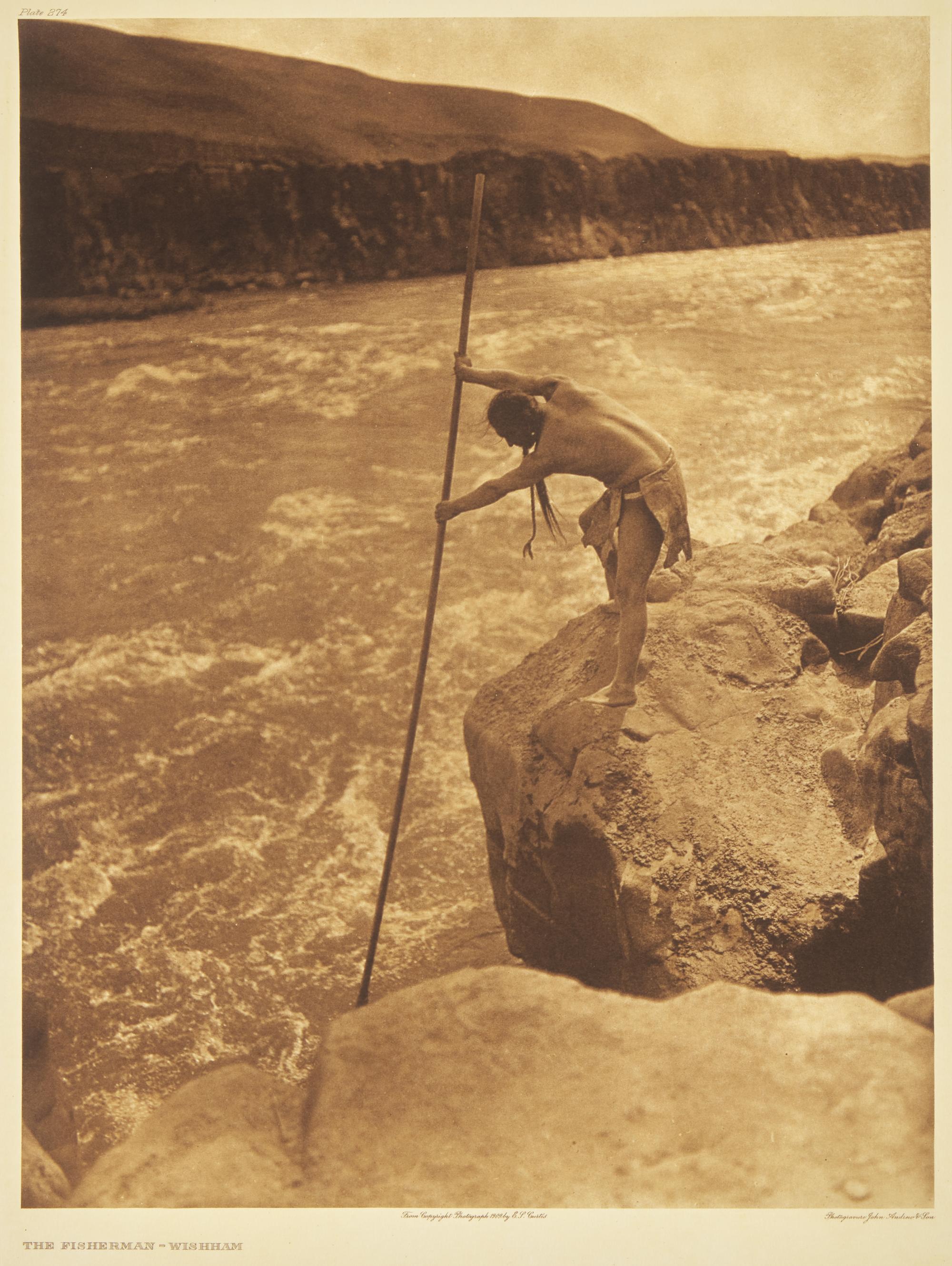 Edward Curtis (American, 1868-1952) — The Fisherman - Wishham Plate 274