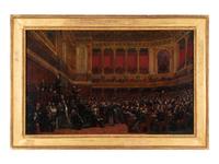 Thiers salué du titre de libérateur du territoire à la Chambre des Députés, le 16 Juin 1877