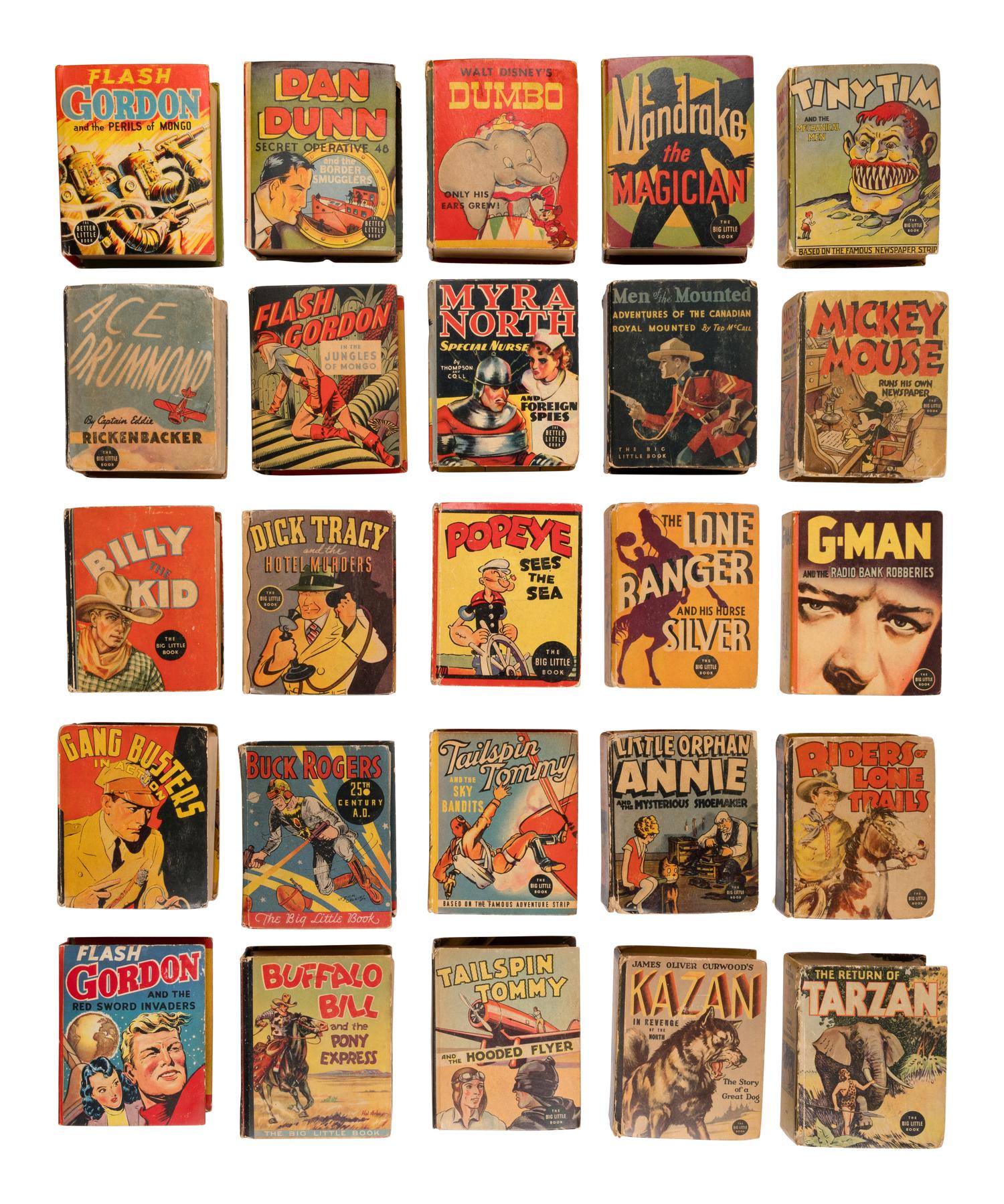 [CHILDREN'S BOOKS]. A group of 104 Big Little Books published by the Whitman Publishing Company ca 1932-1940s, including: