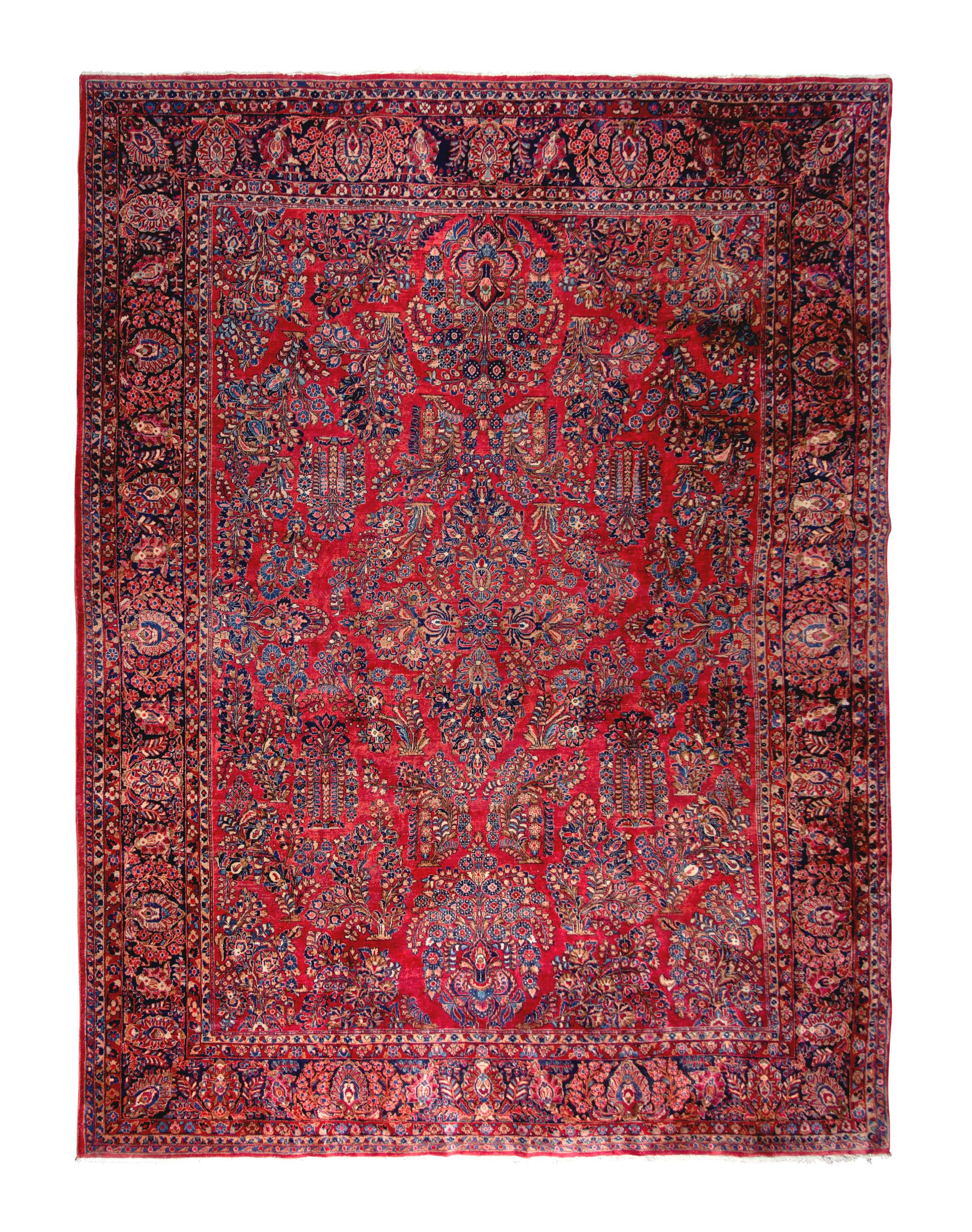 A Sarouk Wool Rug