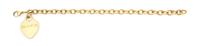 An 18 Karat Yellow Gold Charm Bracelet, Tiffany & Co., 18.50 dwts.