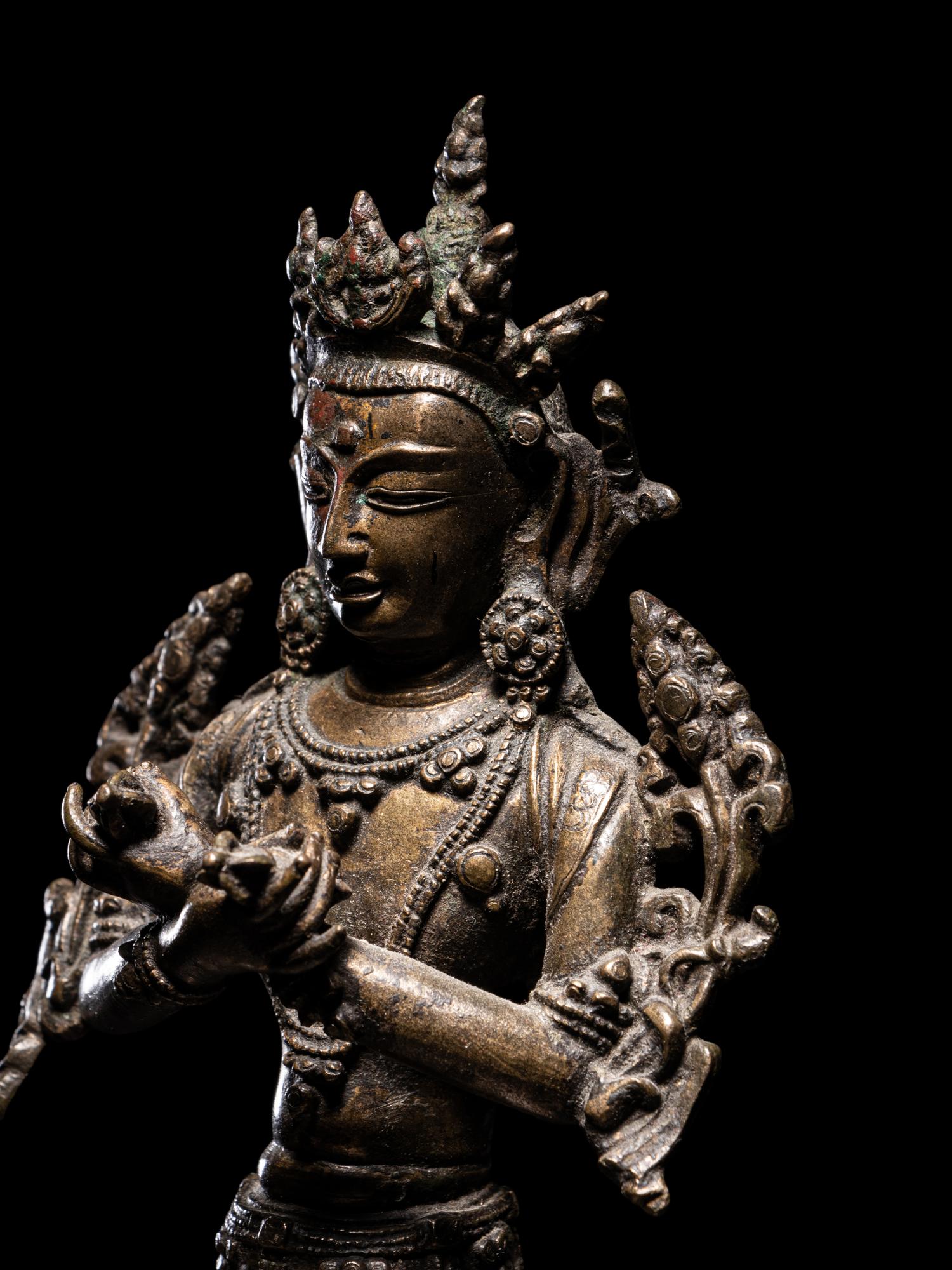 A Tibetan Bronze Seated Figure of Vajrasattva