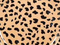 A Set of Eschenbach Leopard Print Porcelain Dinnerware Articles Retailed by Tiffany & Co.