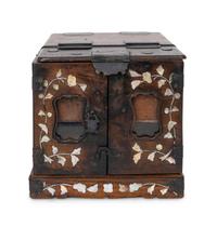 A Levantine Mother-of-Pearl Inlaid Dressing Box