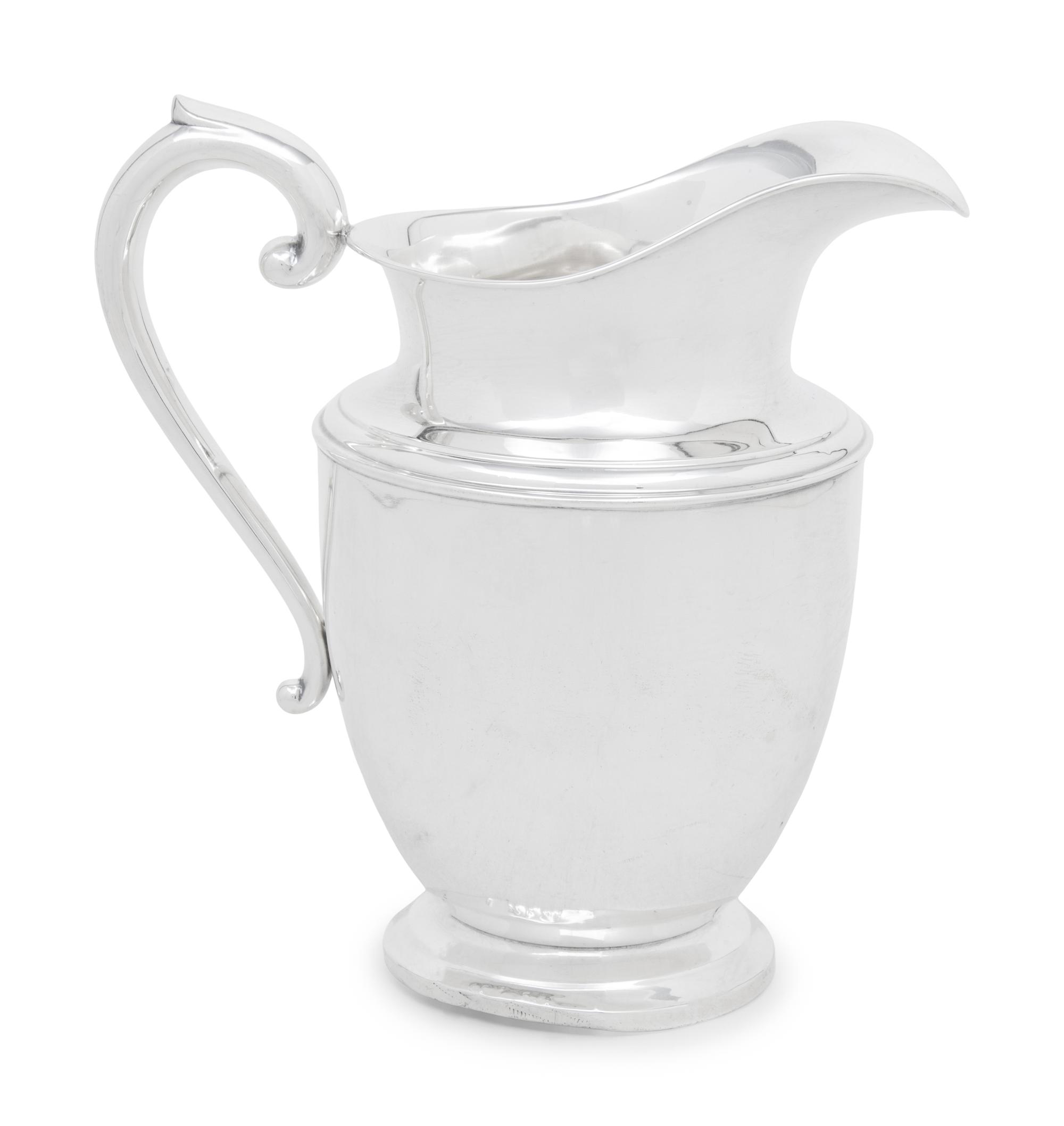 An American Silver Water Pitcher
