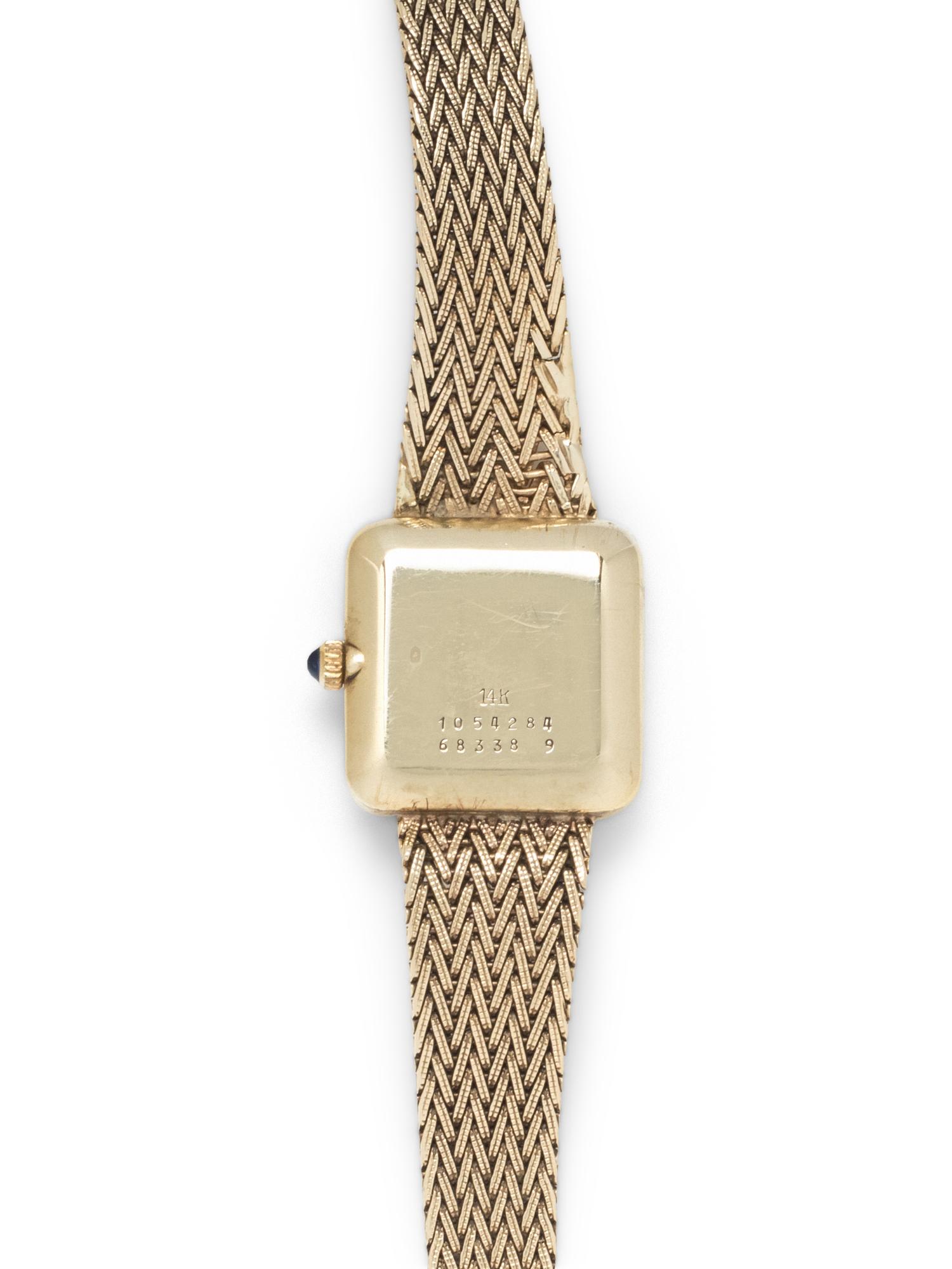 BAUME & MERCIER, 14K YELLOW GOLD WRISTWATCH