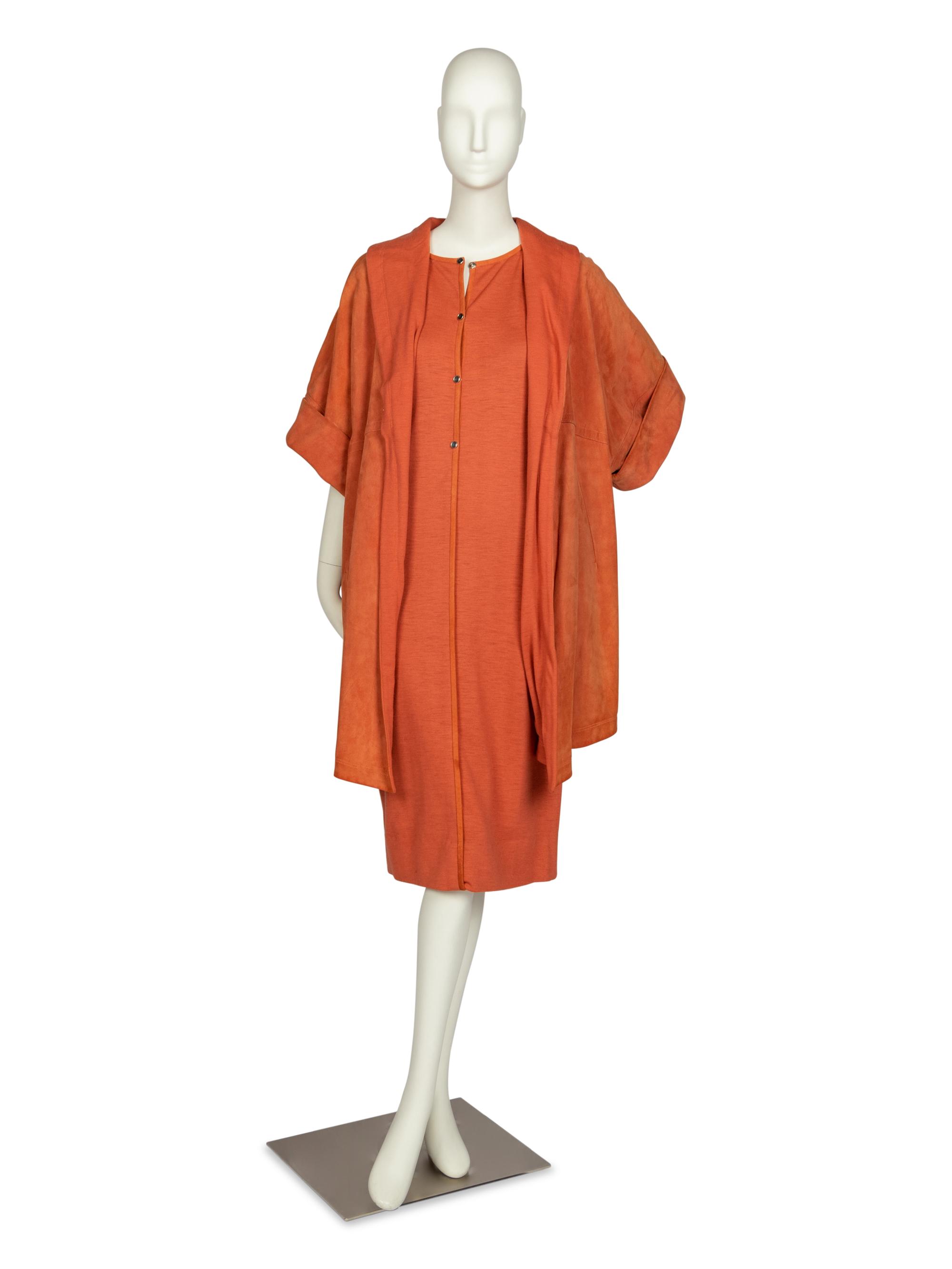 Bonnie Cashin Dress, Jacket, Pattern, and Copy of Sketch, 1960s