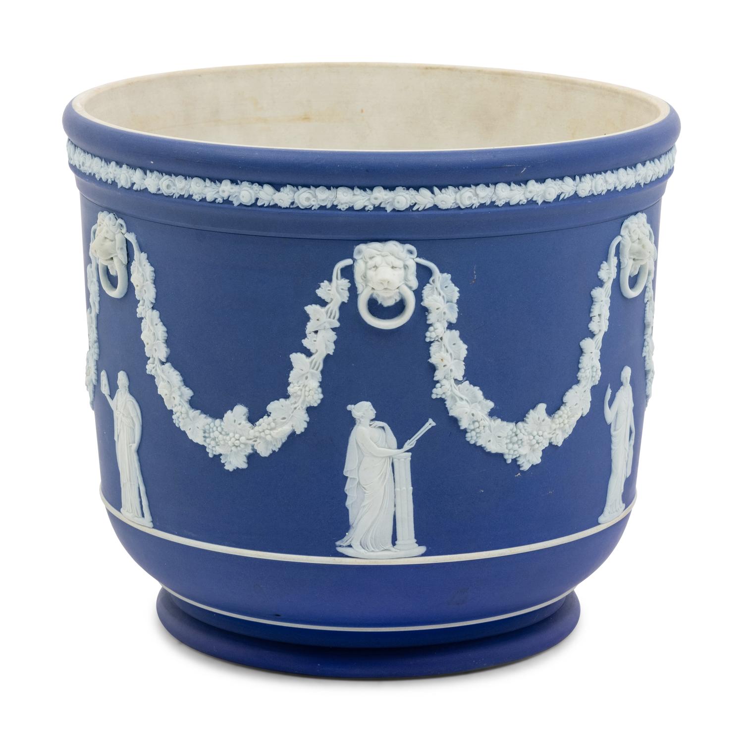A Wedgwood Jasperware Cache Pot