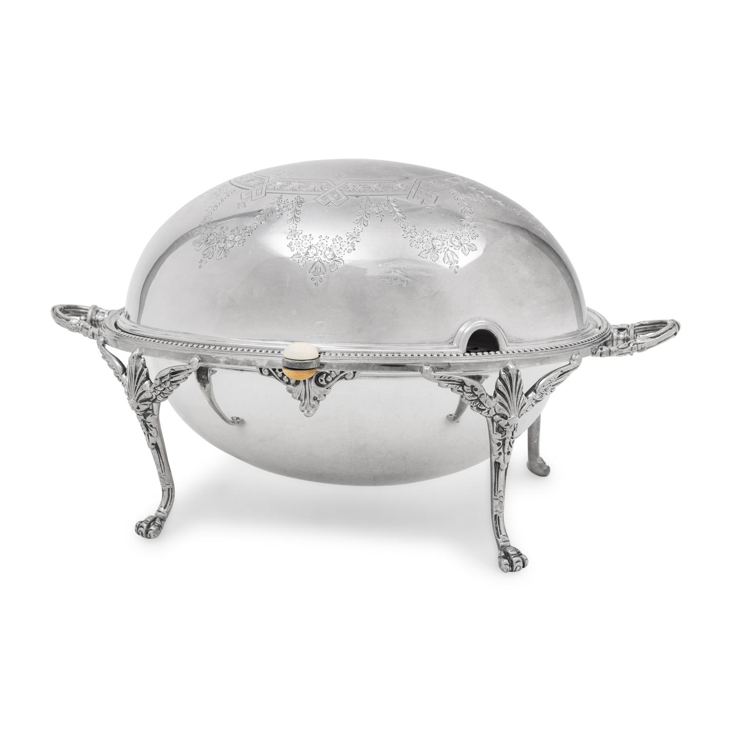An English Silver-Plate Warmer