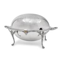 An English Silver-Plate Warmer
