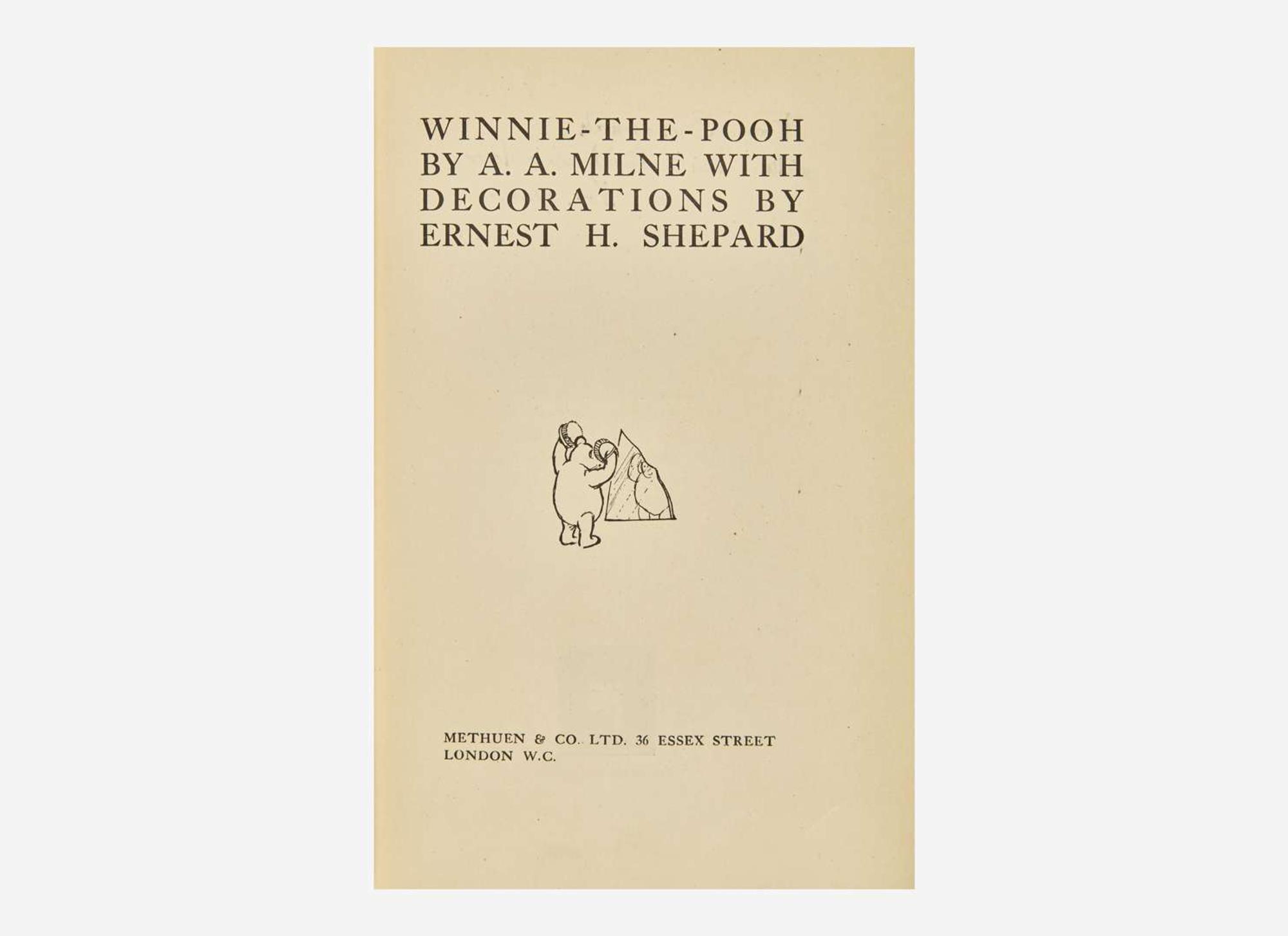 [Children's & Illustrated] Milne, A.A.: Winnie-the-Pooh