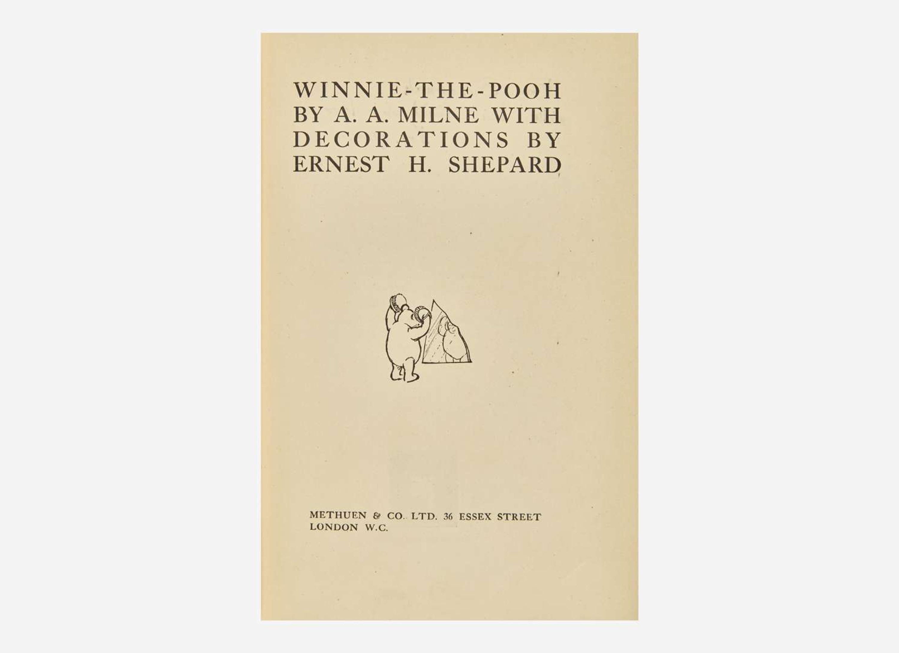 [Children's & Illustrated] Milne, A.A.: Winnie-the-Pooh