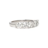 TIFFANY & CO., PLATINUM AND DIAMOND RING